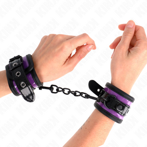 Kink – Appui-poignets en néoprène violet clair ajustable 21-28 cm x 5 cm