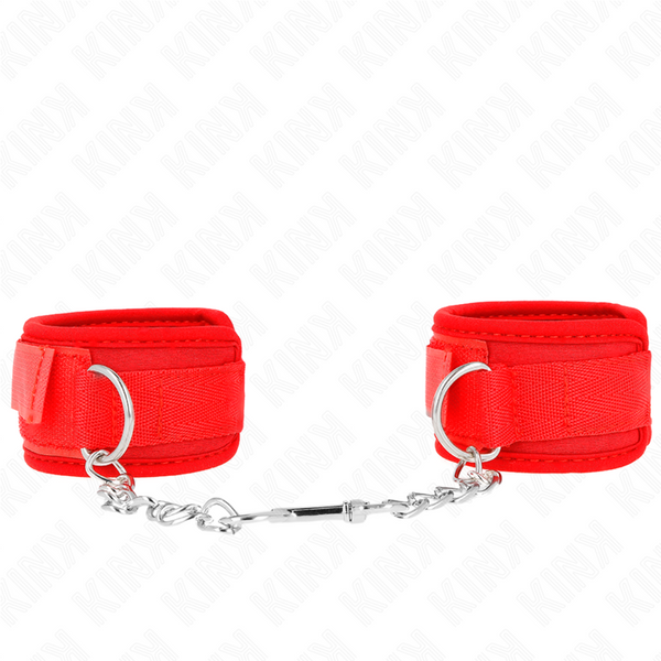 KINK - MUÑEQUERAS NEOPREEN ROJO 42 X 5 CM