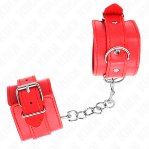 Kink – Appareils-poignets simples rouge ajustables 20-23 cm x 5,5 cm