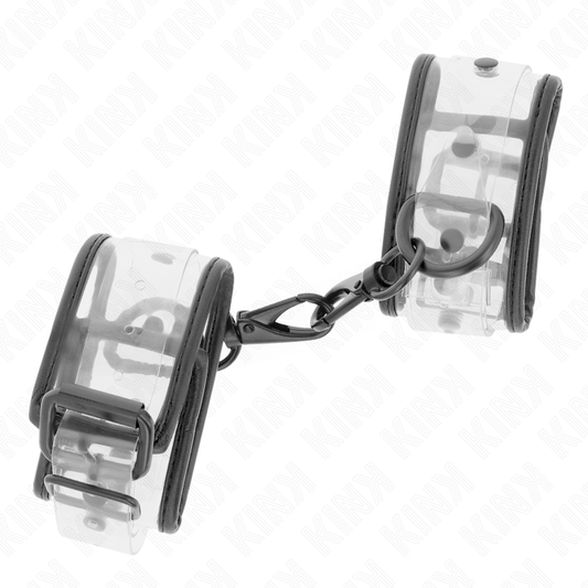 KINK - ADJUSTABLE TRANSPARENT MUÑEQUERAS 18-30 CM X 5.5 CM