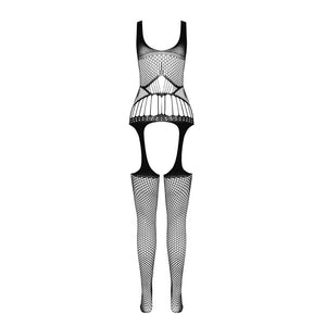 Passion – Bs 106 bodystocking blanc taille unique