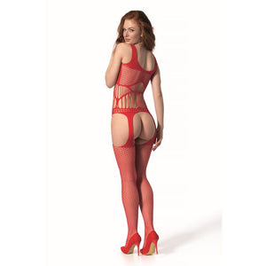 Passion – Bs 106 bodystocking rouge taille unique