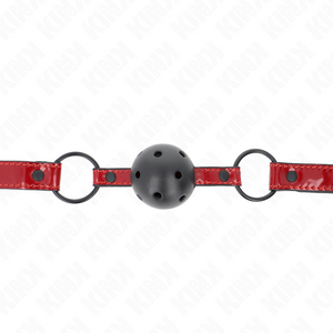 Kink – Boule en cuir brillant 4,5 cm bag 63,5 x 2 cm ajustable 41 x 59 cm