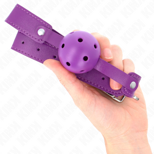 Kink – Balle respirant violet 4,5 cmgag 65 x 2,5 cm