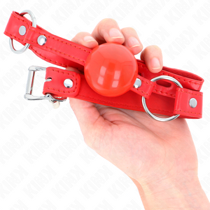 Kink – Baillon tpe balle 4 cm avec rouge lock 60 X 2 cm