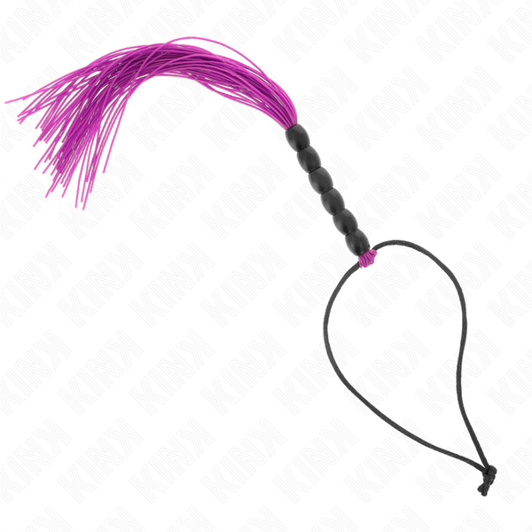 KINK - MINI LÁTIGO DE SILICONE WITH 6 BOLAS MORADO 26 CM