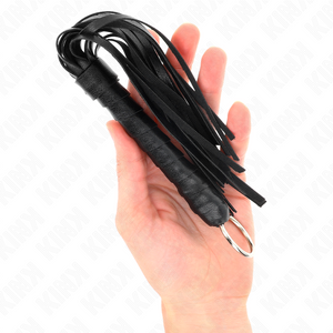 Kink – Simple mini fouet noir 28 cm