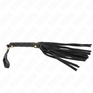 Kink – Mini fouet daim noir 30 cm