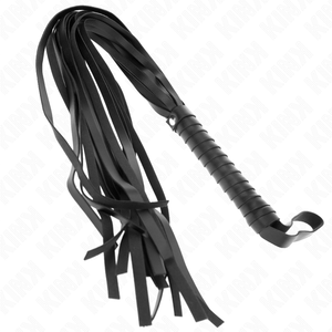 Kink – Fouet noir manche court long queue 70 cm