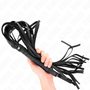 Kink – Fouet noir manche court long queue 70 cm