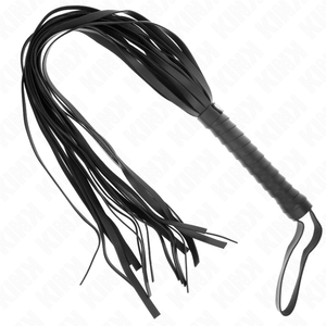 Kink – Fouet noir manche court long queue 70 cm