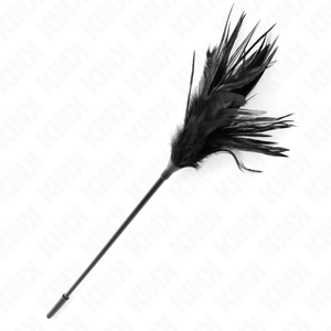 Kink – Plusieurs plumes de chatouilles noires 45 cm