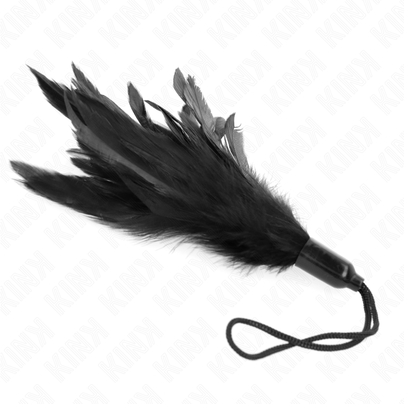 KINK - PLUMAS FOR COSQUILLAS WITH MANGO DE CUERDA PLASTIC BASE 15 CM