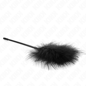 Kink – Plumes tickle noires utilisées pour le kit bondage 27 cm