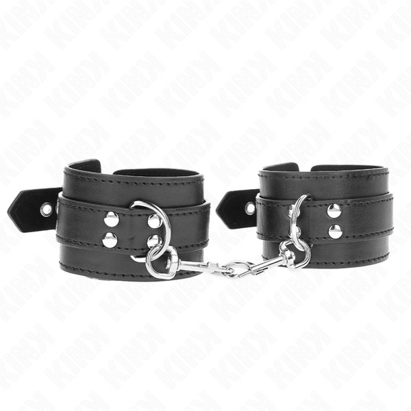 KINK - MUÑEQUERAS MET TACHUELAS NEGRO 35 X 6 CM