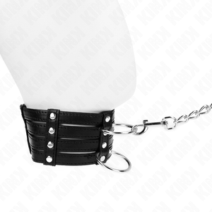 Kink – Collier avec ceinture 65 cm sub style ajustable 35-51 cm x 7 cm