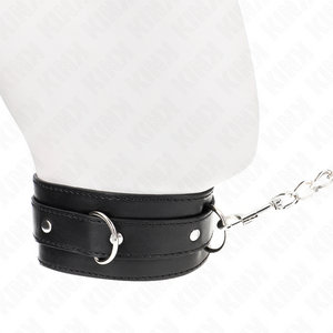 Kink – Collier avec ceinture 65 cm avec sangle noir 54 x 4,5 cm