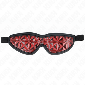 Kink – Serre-tête motif diamants rouge 20,5 x 6 cm
