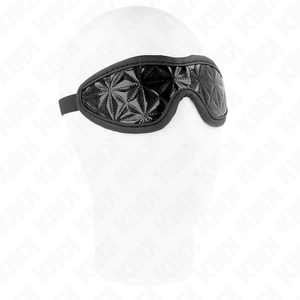 Kink – Serre-tête motif diamant noir 20,5 x 6 cm