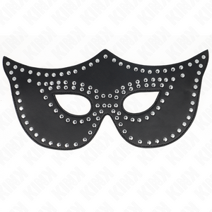 Kink – Masque en cuirette à rivets modèle 2 30 x 12 cm