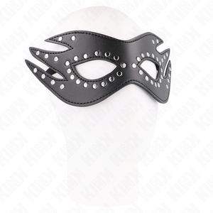 Kink – Masque en cuirette à rivets modèle 3 26 x 9,5 cm