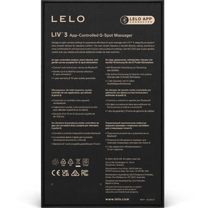 LELO – Liv™ 3 stimulateur de point g bleu