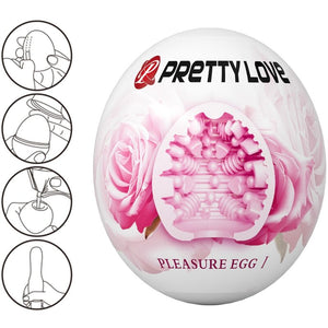 Pretty Love – Masturbateur pour homme oeuf rose