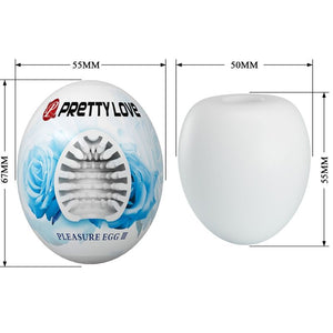 Pretty Love – Masturbateur pour homme blanc d'oeuf