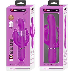 Pretty Love – Cammy triple vibrateur multifonction 4 en 1 rose