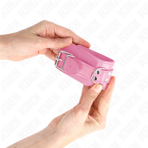 Kink – Appui-poignets simples rose réglable 20-23 cm x 5,5 cm