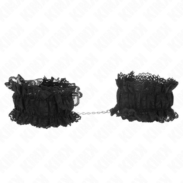 KINK - MUÑEQUERAS ELÁSTICAS DE CAJE NEGRO