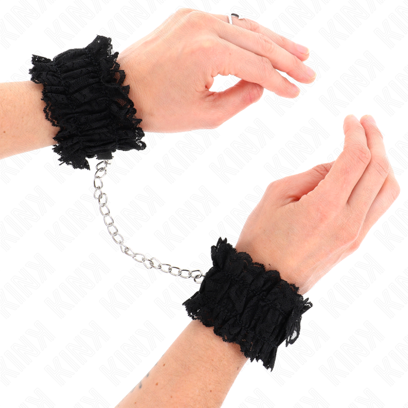 KINK - MUÑEQUERAS ELÁSTICAS DE CAJE NEGRO