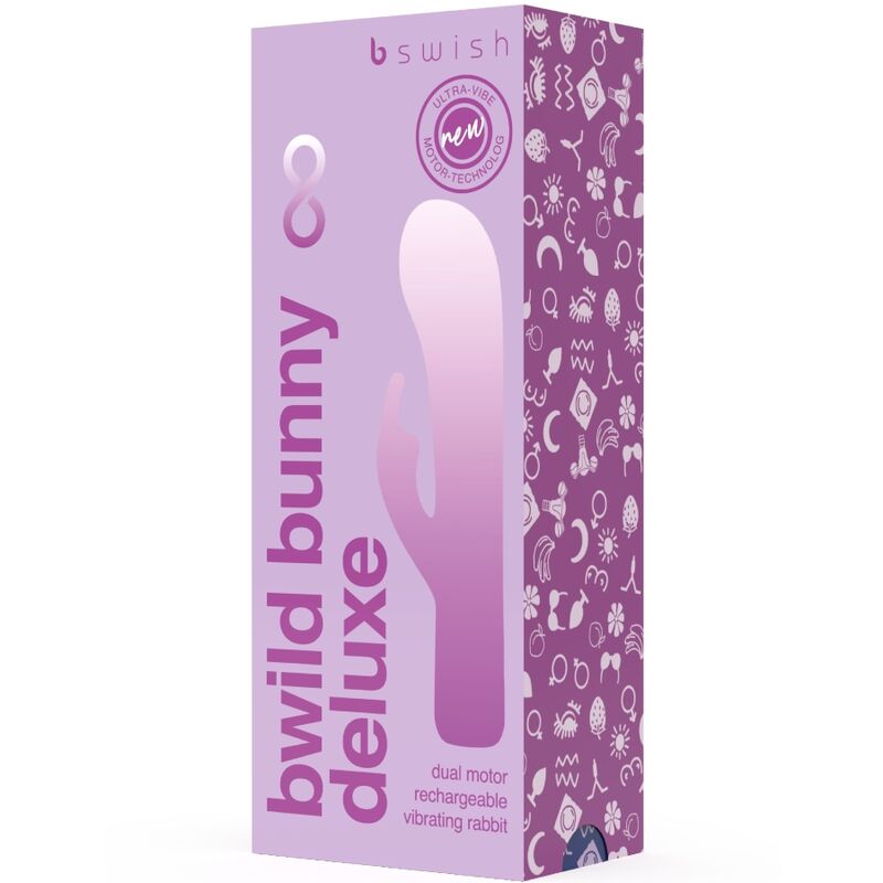 B SWISH - BWILD BUNNY INFINITE DELUXE VIBRADOR KONIJN 10 VIBRACIONES MORADO