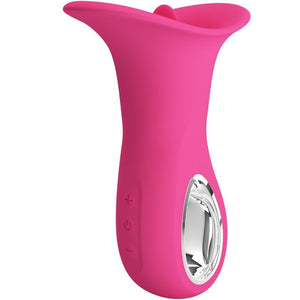 Pretty Love – Clyde vibrateur oral langue vibrant 12 vibrations rose
