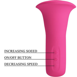 Pretty Love – Clyde vibrateur oral langue vibrant 12 vibrations rose