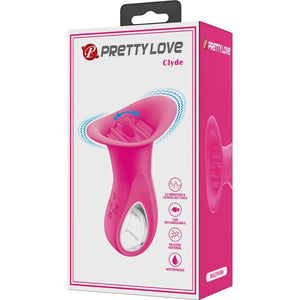 Pretty Love – Clyde vibrateur oral langue vibrant 12 vibrations rose