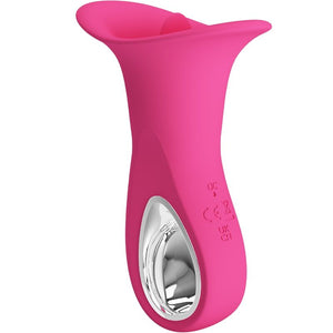 Pretty Love – Clyde vibrateur oral langue vibrant 12 vibrations rose