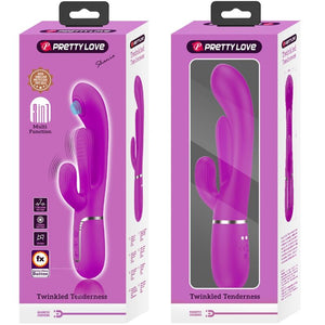 Pretty Love – Shania triple rabbit vibrateur multifonction rose