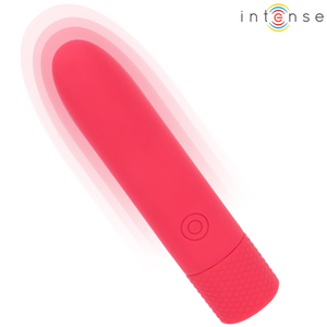 Intense – Symone bullet vibrant rechargeable USB 8 vibrations rouge 10 x 2,2 cm