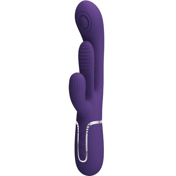 PRETTY LOVE - SHANIA TRIPLE VIBRADOR KONIJN MULTIFUNCTIONELE MORADO
