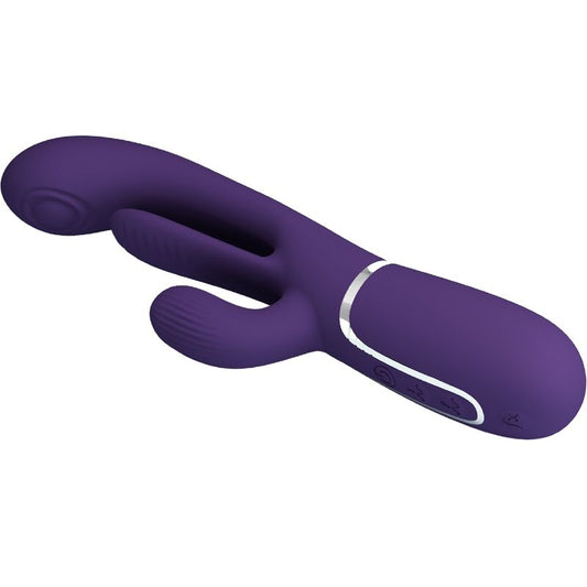 PRETTY LOVE - SHANIA TRIPLE VIBRADOR RABBIT MULTIFUNCTIONAL MORADO