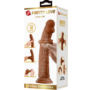 Pretty Love – Sharife gode réaliste 25 cm marron
