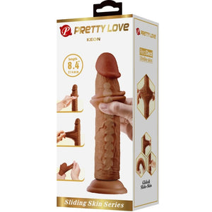 Pretty Love – Gode réaliste keon 21 cm marron