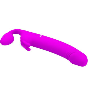Pretty Love – Zanini strapless strap-on 10 vibrations violet