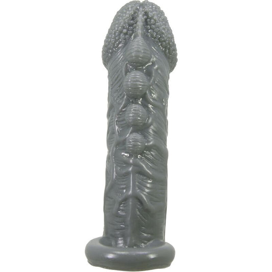 PRETTY LOVE - FUNDA REALÍSTICA ALARGADORA Y RETARDANTE PARA PENE GRAY