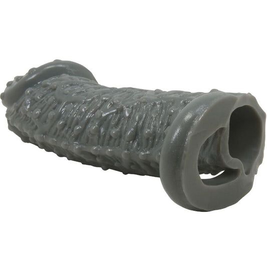 PRETTY LOVE - FUNDA REALÍSTICA ALARGADORA Y RETARDANTE PARA PENE MODELO 2 GRAY