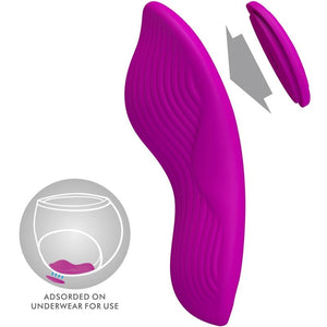 Pretty Love – Romario stimulateur de clitoris à lay-on télécommande rose