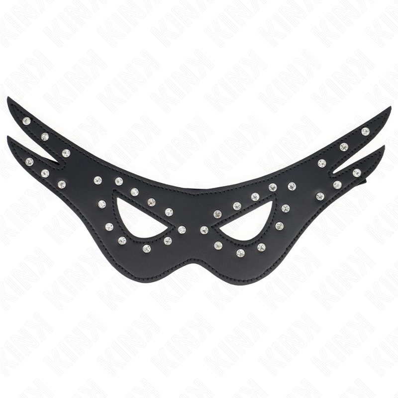 Kink – Masque sexy en cuirette modèle 2 27 x 13 cm