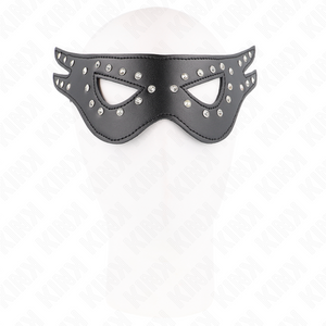 Kink – Masque sexy en cuirette modèle 2 27 x 13 cm
