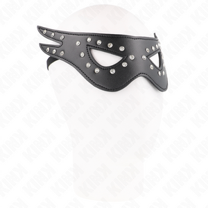Kink – Masque sexy en cuirette modèle 2 27 x 13 cm